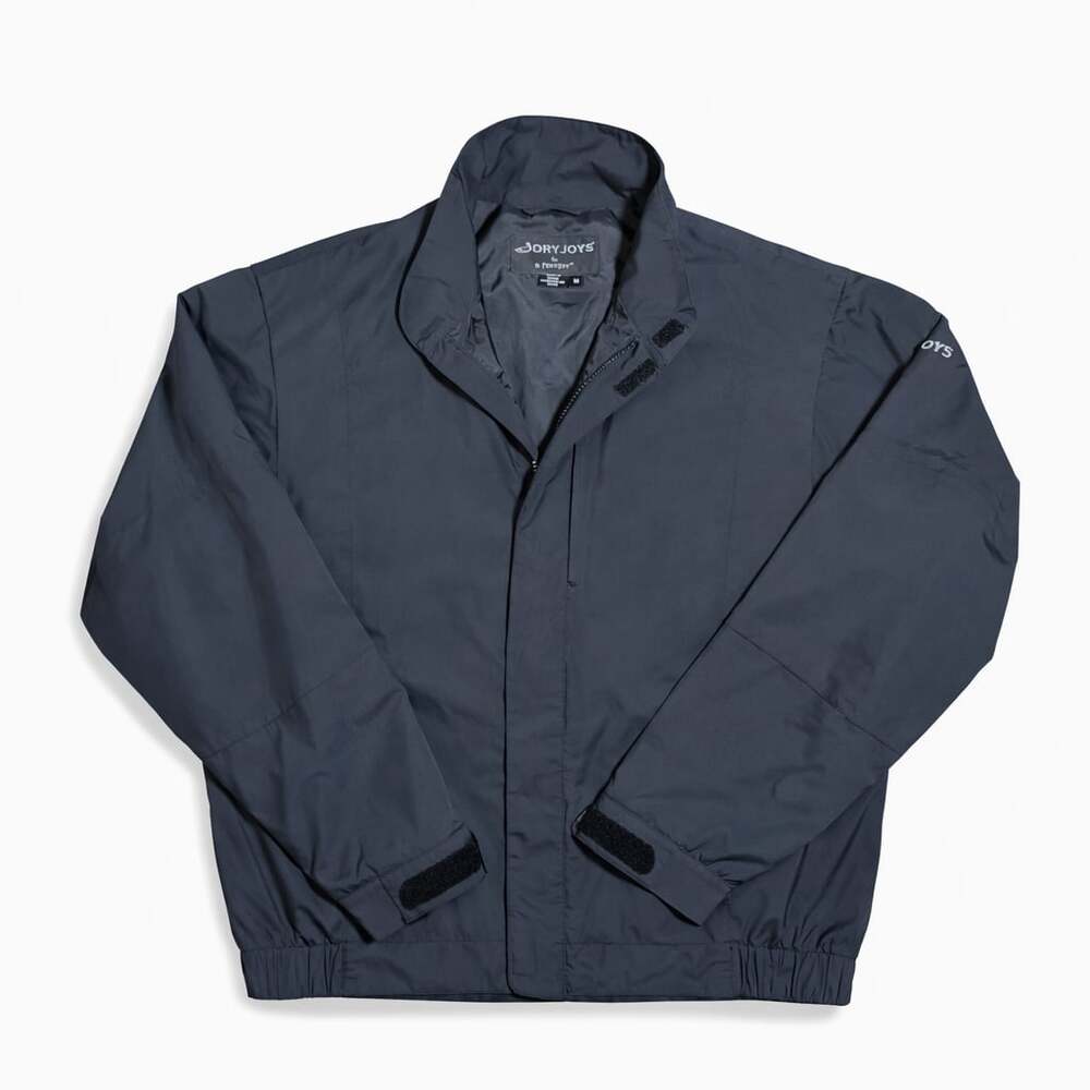 FootJoy DryJoys Men's Full Zip Waterproof Golf Rain Jacket Medium Black